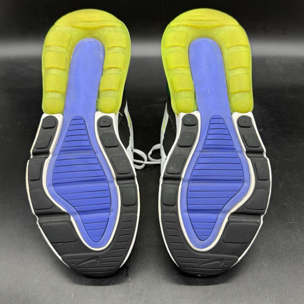 Nike Air Max 270 Women's Size 6.5 Running Shoes White Black AH6789-116 - Picture 7 of 8